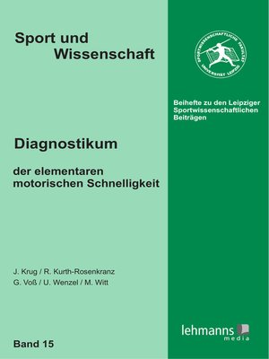 cover image of Diagnostikum der elementaren motorischen Schnelligkeit